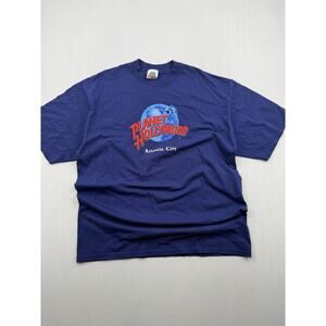 Vintage Planet Hollywood Atlantic City Shirt 1991 USA